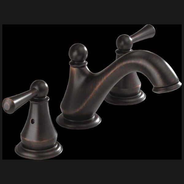 Delta Haywood Two Handle Widespread Bathroom Faucet 35999LFRB Zoro